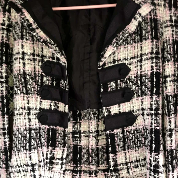 Wet Seal Black and White Tweed Blazer - Picture 5 of 5